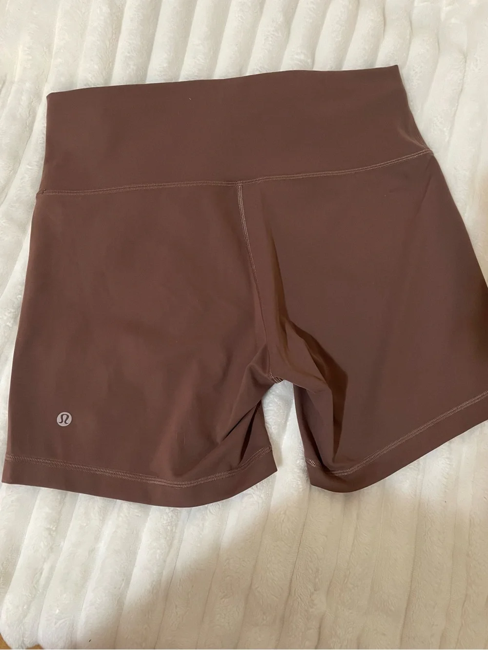 lululemon athletica High-Rise Mauve Brown Bike Shorts